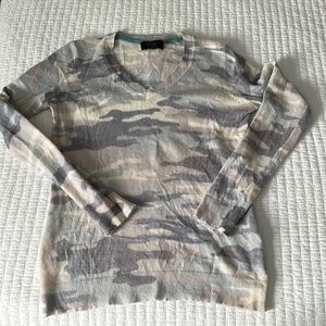 Cashmere camo sweater
